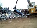 Demolishishing & Crushing a Jeep Cherokee with an excavator