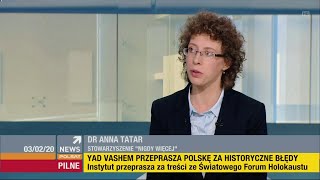 Anna Tatar o ksenofobicznych nastrojach w związku z epidemią koronawirusa, 3.02.2020. 