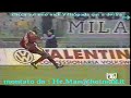 Derby Romano del  29/11/98  - Lazio-Roma 3-3 - immagini partita e reazioni studio Goal di Notte