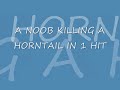 MapleStory-Noob kills Horntail in 1 hit!
