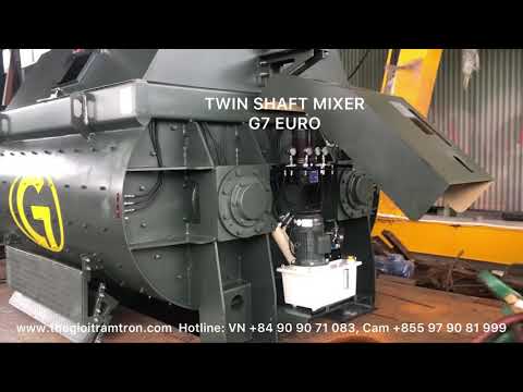 cối trộn hai trục ngang