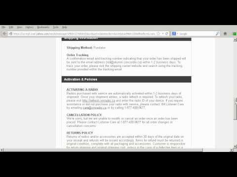 how to locate xm radio id