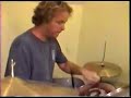 Johnny Azer drum solo at 107 Granger St.. Rutland VT