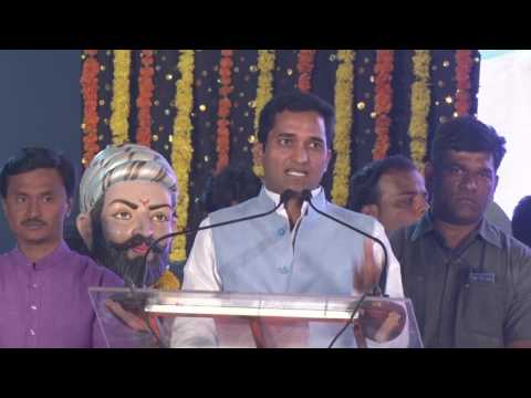 MLA jagdish Mulik speech in Raje Chatrapati Shivaji Maharaj garden inauguration MLA jagdish Mulik speech in Raje Chatrapati Shivaji Maharaj garden inauguration
