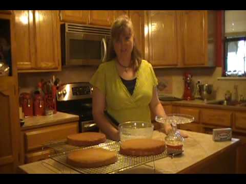 Toasted Coconut and Almond Layer Cake