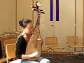 chinese pipa player liu fang playing 'give you a rose' after an interview we had with her in brussels may 2005.  ends a bit abruptly.