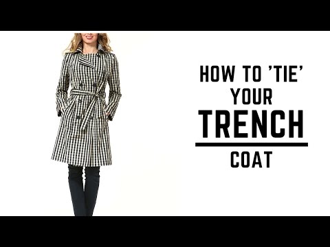 how to belt a coat