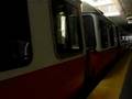 MBTA Orange line train at ruggles
