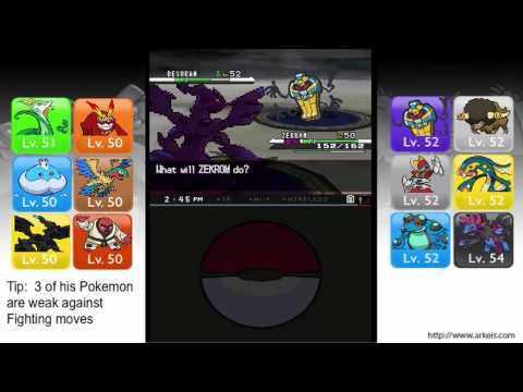 how to beat n pokemon black