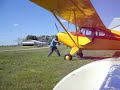 Hand Propping Aeronca Chief