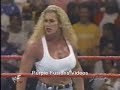 june 28th, 1999
ivory challenges a fan from the crowd & malia hosaka accepts