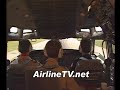 Canadian Armed Forces Boeing 707 landing cockpit view