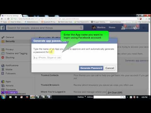 how to change pw on facebook app