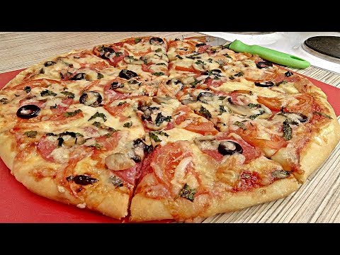 ДОМАШНЯЯ ПИЦЦА 🍕 / Вкусный Рецепт Пиццы!!!