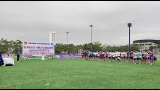 Khai mạc giải bóng đá U18 phường Quang Trung mở rộng tranh cúp 22 Sport