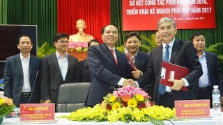 Thành ủy Uông Bí - Đảng ủy than Quảng Ninh: Sơ kết công tác phối hợp năm 2016, triển khai kế hoạch phối hợp năm 2017