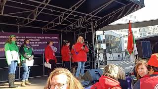 Intervention des ALR lors du rassemblement syndical du 8 mars 2022 Gare centrale