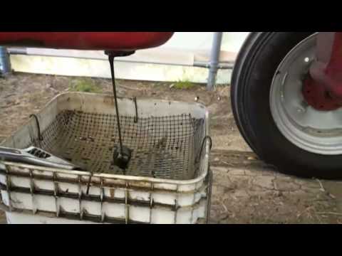 how to change the oil in a farmall h