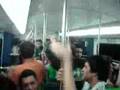 Panathinaikos Fans sing Horto Magiko inside Metro
