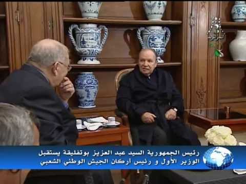 عبد العزيز بوتفليقة في أول ظهور له بعد المرض