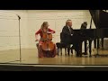 Ashley Bathgate - Brahms: Sonata # 2 - 1. Allegro vivace