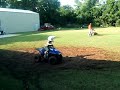 Todlers tearing up the mud.