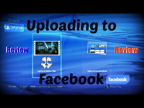 how to facebook ps4