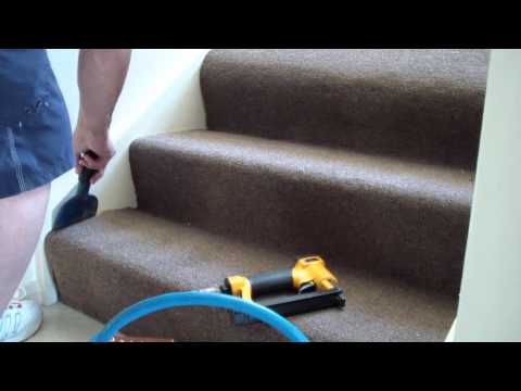 how to patch carpet on stairs