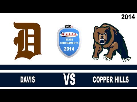 5A Boys Basketball: Davis vs Copper Hills Utah High School State Tournament 3/6/14