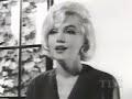 a rare tv documentary with audio clips from marilyn's last interview only weeks before her death in 1962.
