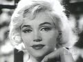 a rare tv documentary with audio clips from marilyn's last interview only weeks before her death in 1962.