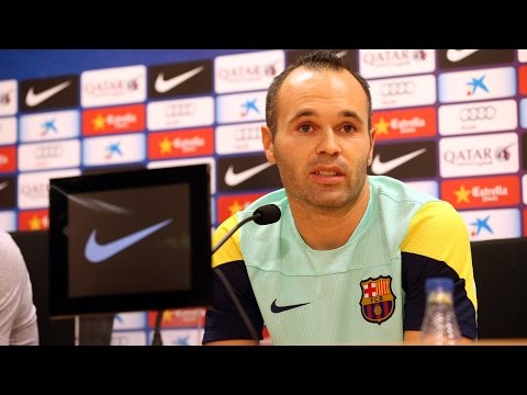 Andrés Iniesta press conference 25/07/2014 Andrés Iniesta press conference 25/07/2014