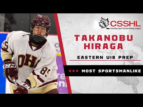 Takanobu Hiraga - Eastern U18 Most Sportsmanlike