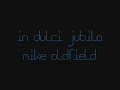 In Dulci Jubilo - Mike Oldfield