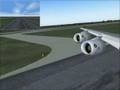 FS2004 A380-800 takeoff from Pittsburgh