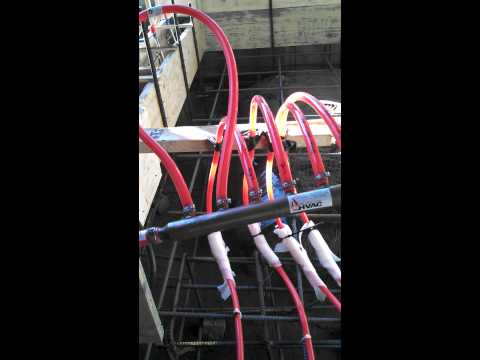 how to drain radiant heat system