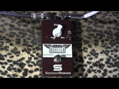 Seymour Duncan PICKUP BOOSTER guitar pedal demo with MJT Strat