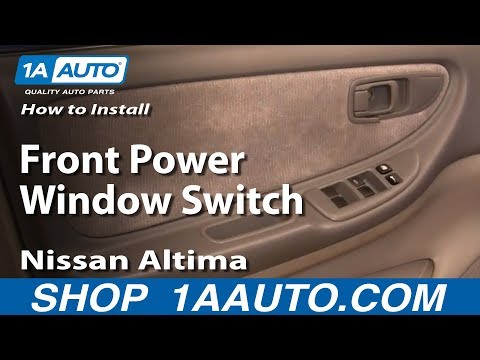How To Install Replace Front Power Window Switch Nissan Altima 00-01 1AAuto.com