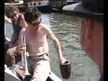 some of ron's australian friends accompany marcelle and harry to scatter some of his ashes to significant spots on the canals of amsterdam, july 2008.