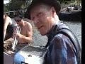 some of ron's australian friends accompany marcelle and harry to scatter some of his ashes to significant spots on the canals of amsterdam, july 2008.