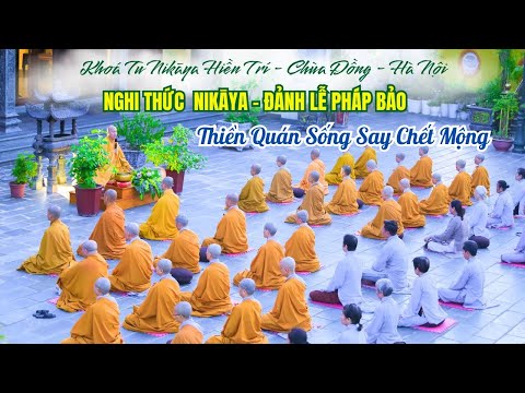 Nghi Thức NIKAYA - Đảnh Lễ Pháp Bảo - Thiền Quán Sống Say Chết Mộng *