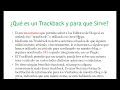 �Que es Trackbacks?
