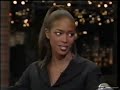 the video was shown during her appearance on david letterman, somewhere around '95 (as she mentioned being 25 yrs. old during the interview). i captured this from my own vhs copy of the televised broadcast from back in the day. :)

for the higher quality video and audio version, add &fmt=18 to the end of the url.