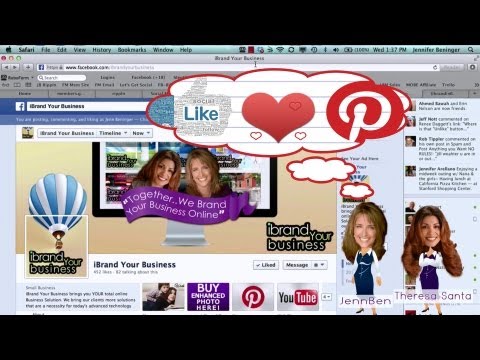 how to facebook pinterest