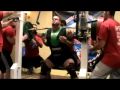 SHW Logan Lacy attempts 1008 pound squat.. then projectile vomits