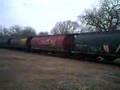 Union pacific #4029 & #4017 lead a long mixed freight