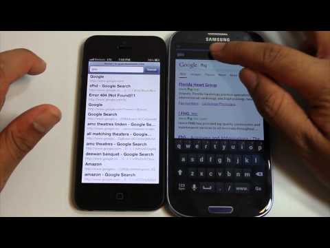 Samsung Galaxy S3 VS Apple iPhone 5 (Verizon 4G LTE)