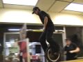 Working at Subway...With a Unicycle!
