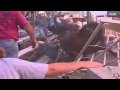 Rodeo horse chrashes into crowd Adams County Illinois