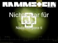 Rammstein - Adios (Letras Alem�n - Espa�ol)